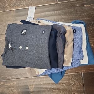Abercrombie and Fitch Boys long sleeve shirts size 9/10 bundle ( 7 shirts)